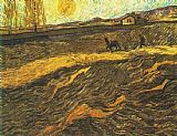 Vincent Van Gogh Famous Paintings - Champ et laboureur 1889